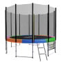 Kahuna Blizzard 10 ft Trampoline with Net - Rainbow thumbnail 1