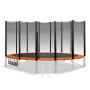 Kahuna 12 ft Trampoline with Outer Net Orange thumbnail 1