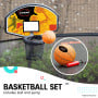 Kahuna Blizzard 16 ft Trampoline with Basketball Blue thumbnail 9