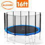 Kahuna Blizzard 16 ft Trampoline with Basketball Green thumbnail 10