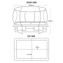 Kahuna 8 ft x 11 ft Rectangular Trampoline Rainbow Outdoor thumbnail 11