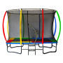 Kahuna 6 ft x 9 ft Rectangular Outdoor Trampoline - Rainbow thumbnail 1