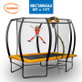 Kahuna Trampoline 8 ft x 11 ft Rectangular Outdoor - Orange thumbnail 17