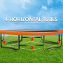 Kahuna Trampoline 8 ft x 11 ft Rectangular with Basketball Set thumbnail 14