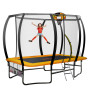 Kahuna Trampoline 8 ft x 11 ft Rectangular with Basketball Set thumbnail 3