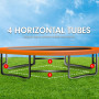 Kahuna 6 ft x 9 ft Rectangular Outdoor Trampoline - Rainbow thumbnail 9