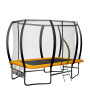 Kahuna 6 ft x 9 ft Rectangular Outdoor Trampoline with LED Basketball Set - Orange thumbnail 5
