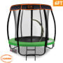 Kahuna Classic 6 ft Trampoline - Green with Roof thumbnail 2