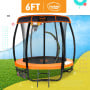 Kahuna Trampoline 6 ft with Basketball Set & Roof Cover - Orange thumbnail 3