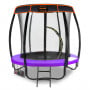 Kahuna Trampoline 6ft with  Roof Cover - Purple thumbnail 1