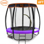 Kahuna Trampoline 6ft with  Roof Cover - Purple thumbnail 2