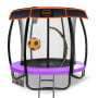 Kahuna Trampoline 6 ft with Basketball Set & Roof - Purple thumbnail 2