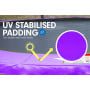 Kahuna Trampoline 6 ft with Basketball Set & Roof - Purple thumbnail 4