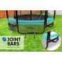 Kahuna Trampoline 8 ft with Basketball Set and Roof - Green thumbnail 11
