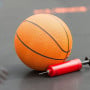 Kahuna 8 ft Round Spring Trampoline Free Safety Net Pad Basketball - Orange thumbnail 4