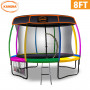 Kahuna Trampoline 8 ft with  Roof - Rainbow thumbnail 2