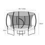 Kahuna Trampoline 8 ft with  Roof - Rainbow thumbnail 8