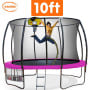 Kahuna Trampoline 10 ft with Basketball Set - Pink thumbnail 2