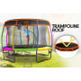 Kahuna Trampoline 14 ft with Basketball Set and Roof - Rainbow thumbnail 10