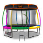 Kahuna Trampoline 8 ft with  Roof - Rainbow thumbnail 1