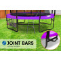 Kahuna Trampoline 10 ft with Basketball Set and Roof - Purple thumbnail 6
