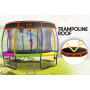 12ft-12 Pole Kahuna Trampoline Roof Shade Cover thumbnail 2