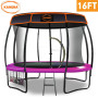Trampoline 16 ft Kahuna with Roof set - Pink thumbnail 2