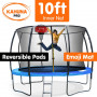 Kahuna Trampoline Pro 10ft - Reversible pad, Emoji Mat, Basketball Set thumbnail 1