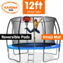 Kahuna Trampoline Pro 12ft - Reversible pad, Emoji Mat, Basketball Set thumbnail 1