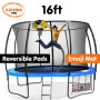 Kahuna Trampoline Pro 16ft - Reversible pad, Emoji Mat, Basketball Set thumbnail 1