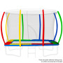 Kahuna 6ft x 9ft Replacement Rectangular Trampoline Pad Rainbow thumbnail 2