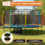 Kahuna 10 ft x 15 ft Oval Outdoor Trampoline with Reversible Pad thumbnail 7