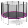 Kahuna Blizzard 12 ft Trampoline Pink with Basketball Set thumbnail 1