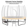 Kahuna Twister 10ft Springless Trampoline - Purple thumbnail 3