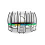 Kahuna 12ft Twister Springless Trampoline - Rainbow thumbnail 1