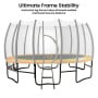 Kahuna Twister 14ft Springless Trampoline - Pink thumbnail 4