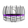 Kahuna Twister 14ft Springless Trampoline - Purple thumbnail 1