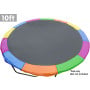 10ft Replacement Rainbow Reinforced Outdoor Trampoline Spring Pad thumbnail 2