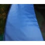 8ft Trampoline Replacement Safety Pad and Net Round  6 Poles Blue thumbnail 3