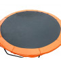 6ft Trampoline Replacement Safety Spring Pad Round Cover Orange thumbnail 1