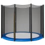 Kahuna 14ft Trampoline Replacement Safety Pad and Net Round 8 Poles Blue thumbnail 1