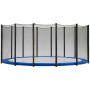 Kahuna 12ft Trampoline Replacement Safety Pad and Net Round 12 Poles Blue thumbnail 1