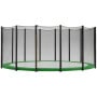 Kahuna 16ft Trampoline Replacement Safety Pad and Net Round 12 Poles Green thumbnail 1
