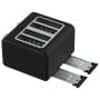 Pronti Silver Noir Collection 4 Slice Toaster with Dual Controls thumbnail 9