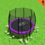 Kahuna Twister 8ft Springless Trampoline - Purple thumbnail 2