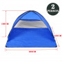 Pop Up Portable Beach Canopy Sun Shade Shelter Blue thumbnail 6