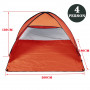Pop Up Portable Beach Canopy Sun Shade Shelter Orange thumbnail 5