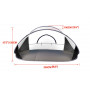 Pop Up Grey Camping Tent Beach Portable Hiking Sun Shade Shelter thumbnail 4