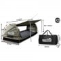 Canvas Dome Swags Free Standing In Grey thumbnail 6