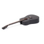 Karrera 41in Acoustic Wooden Guitar with Bag - Black thumbnail 2